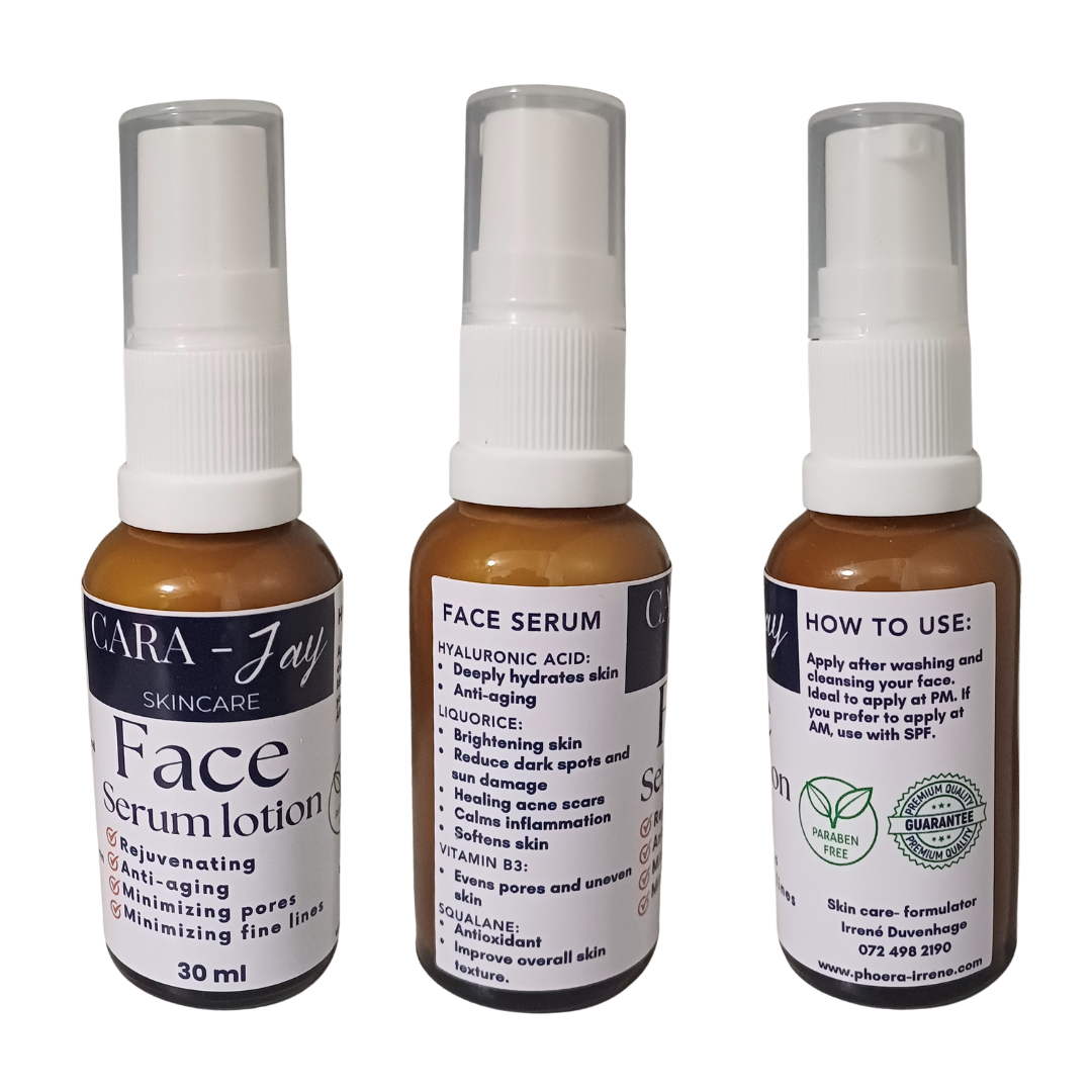 CARA-JAY SKINCARE Rejuvenating & Anti-aging Face Serum Lotion 30ml