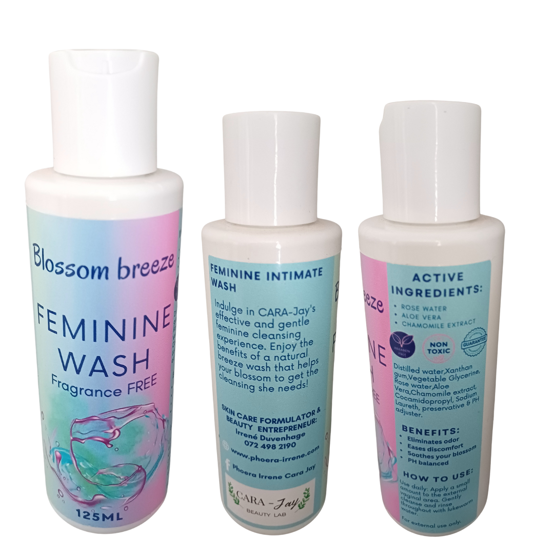 CARA-JAY BODY CARE - Feminine intimate wash (BLOSSOM BREEZE) 125ml