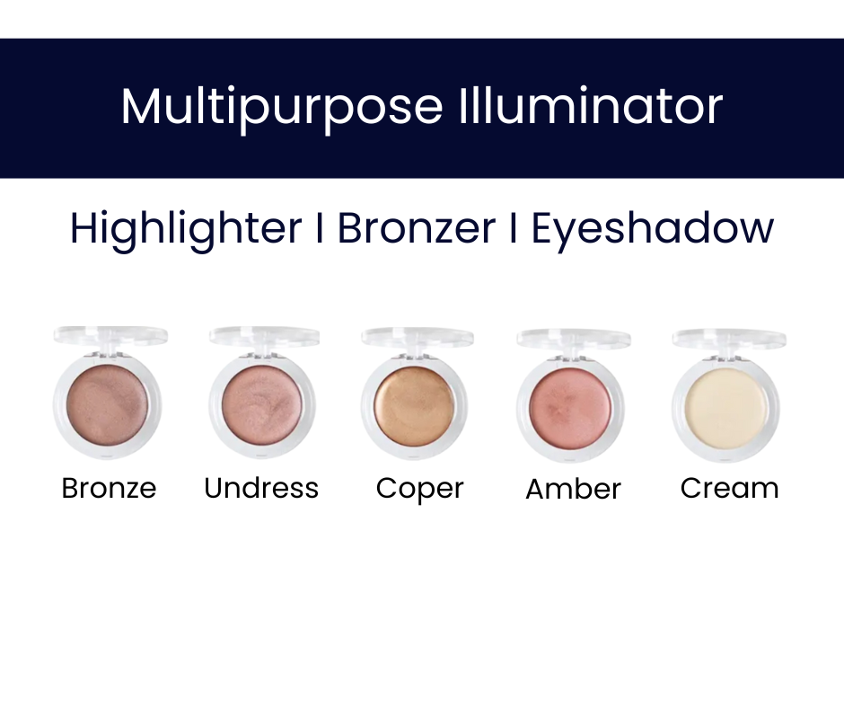 PHOERA - 2 in 1 Illuminator Simmer Creamy Highlighter I Bronzer I Eyeshadow