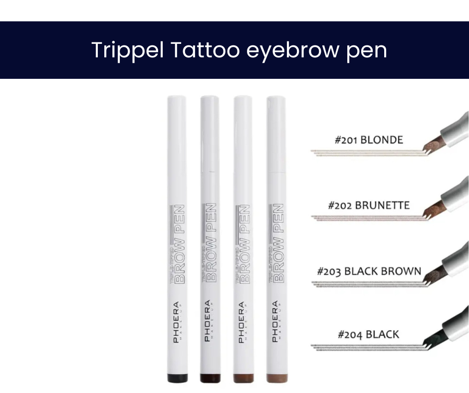 PHOERA - Trippel Tattoo Eyebrow pen