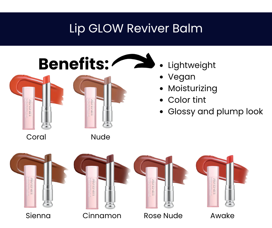 PHOERA - Lip GLOW Reviver Balm - Color tint