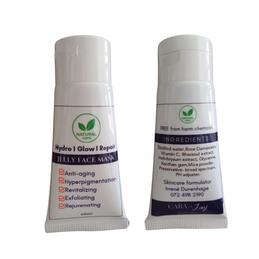 CARA-JAY SKINCARE Jelly Face Mask - HYDRO I GLOW I REPAIR 40ml