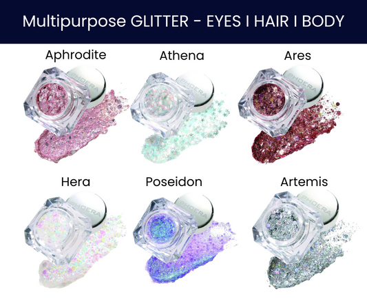 PHOERA - Multipurpose GLITTER - EYES I HAIR I BODY