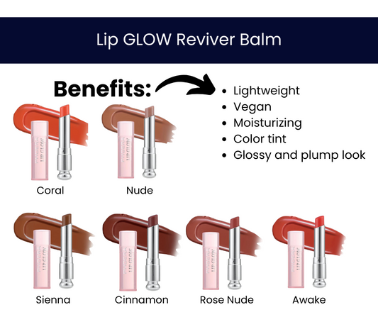 PHOERA - Lip GLOW Reviver Balm - Color tint