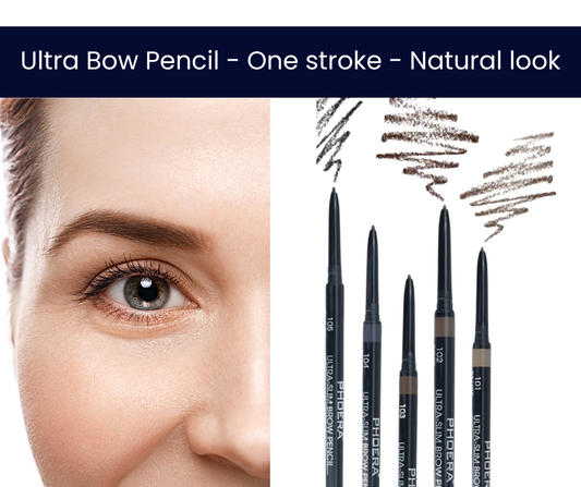 PHOERA - Ultra Brow - One Stroke Eyebrow Pencil - Natural look